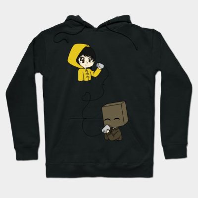 Little Nightmares Mono And Six Chibi Hoodie Official Little Nightmares Merch