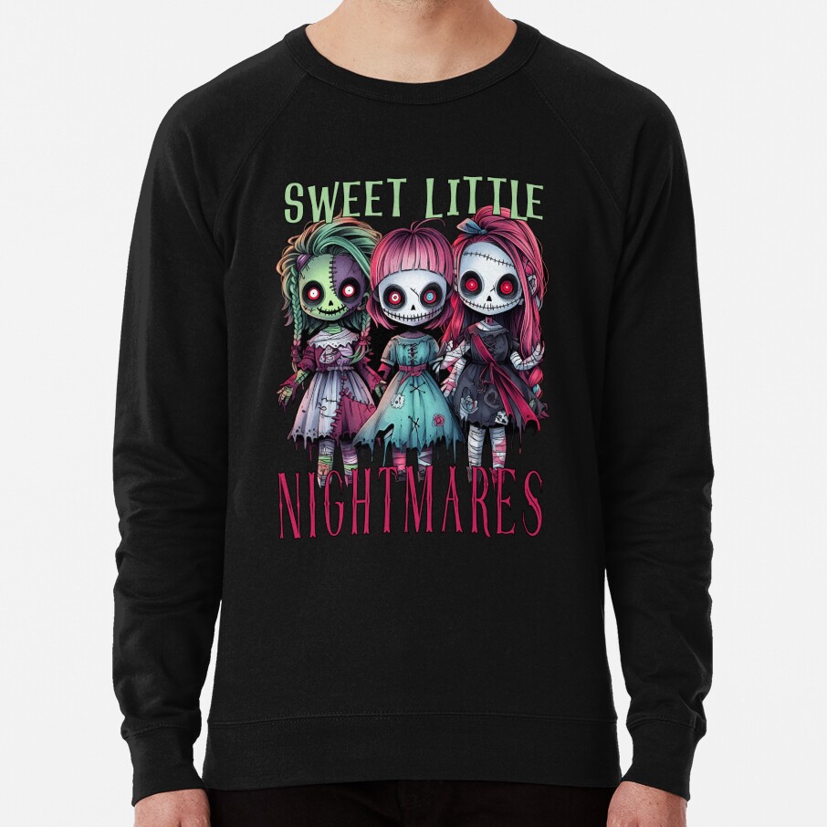 Little Nightmares Creepy And Cute Dolls Sweatshirt