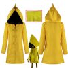 Halloween Cosplay Costume Anime Little Nightmare Cosplay Kid Six Cosplay Performance Costume Yellow Hooded Jacket Raincoat 1 - Little Nightmares Shop