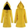 Halloween Cosplay Costume Anime Little Nightmare Cosplay Kid Six Cosplay Performance Costume Yellow Hooded Jacket Raincoat - Little Nightmares Merch