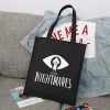 Game Little Nightmares 2 Boys Girls Shopper Bags Shopping Bag Tote Bag Shoulder Bag Canvas Bags 6 - Little Nightmares Shop