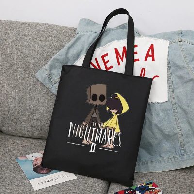 Game Little Nightmares 2 Boys Girls Shopper Bags Shopping Bag Tote Bag Shoulder Bag Canvas Bags 9 - Little Nightmares Merch